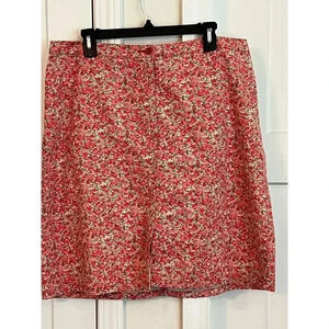 EDDIE BAUER FLORAL PENCIL SKIRT PLUS SIZE 18